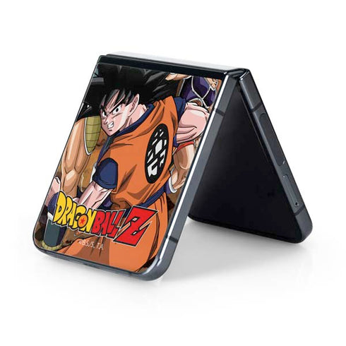 Dragon Ball Z Goku Versus Saiyans Galaxy Z Flip5 5G Skin